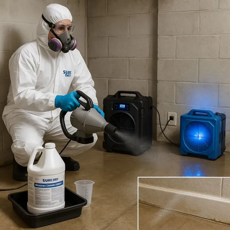 Sanitization and Odor Removal process in Lake Villa, IL