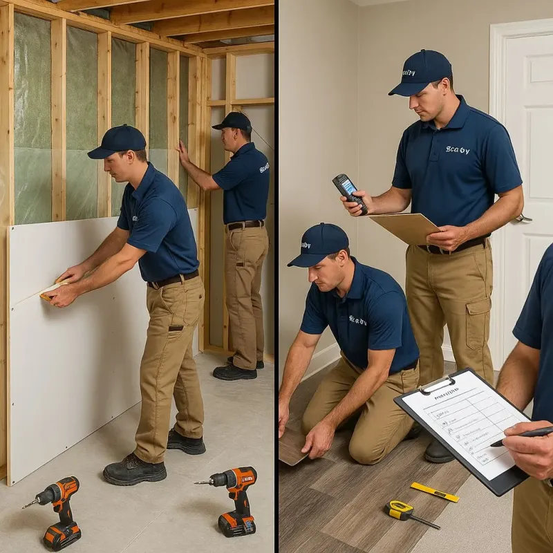 Repairs and Reconstruction process in Lake Villa, IL